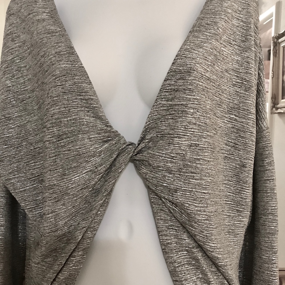 Gorgeous LadiesTwisted front  Silver Blazer.